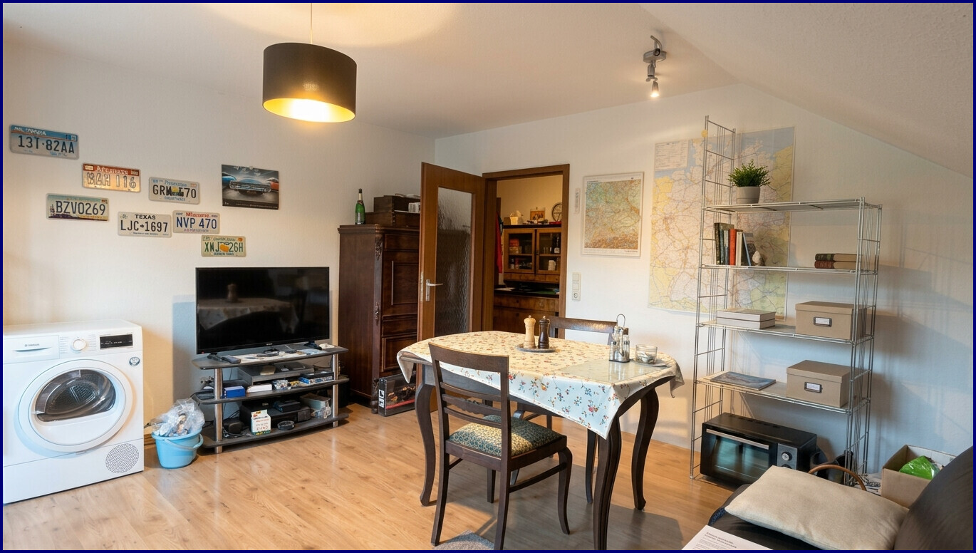 Gepflegte 2-Zimmer-Dachgeschosswohnung mit großzügigem Balkon Vorschau 3